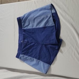 Gymshark XXL Blue on Blue Swim Trunks with Inner Boxer Liner NWT